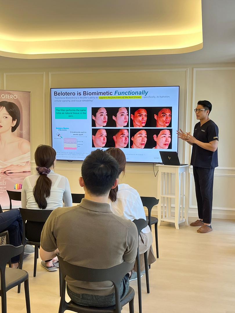Dr Kavin - Speaker for Belotero Filler Workshop at Lyvin Clinic Johor Bahru Dr Kavin - Speaker for Belotero Filler Workshop at Lyvin Clinic Johor Bahru